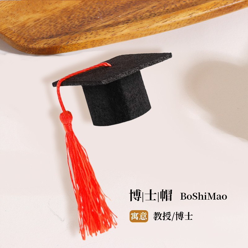 로그 스타일의 박사 모자