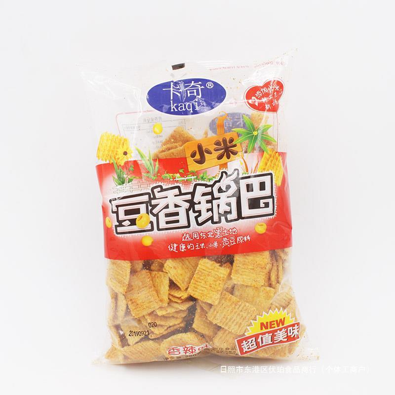 卡奇小米豆香锅巴240g*5袋香辣烧烤香甜口味休闲零食膨化食品产|undefined