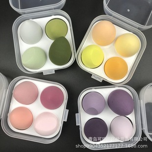 Factory wholesale beauty Egg gourd puff water droplets puff makeup egg makeup egg oblique sponge puff
