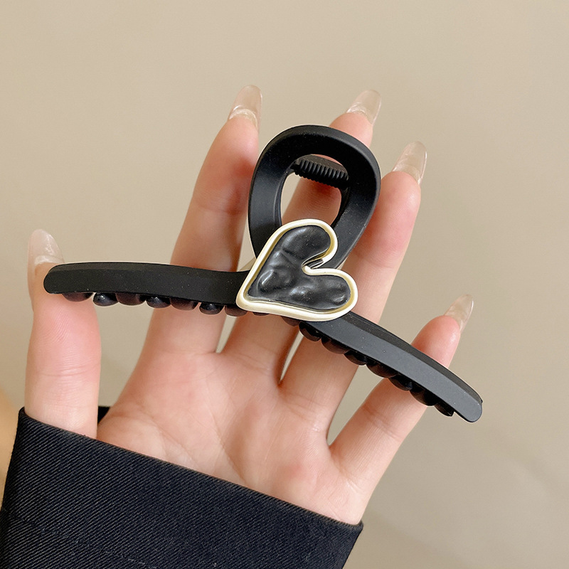 Clip de pelo de gran tamaño esmerilado simple Cabeza trasera updo horquilla de alto grado tiburón clip horquilla tocado al por mayor