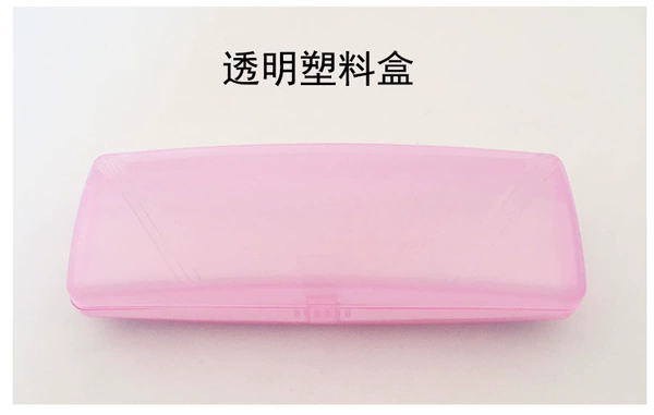 Transparent plastic box