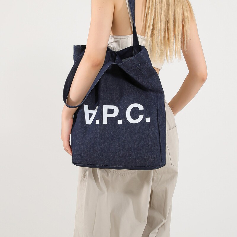 Hot Sale Canvas Bag Shopping Bag Tote Bag APC Thick Material Bag Denim Bag Japanese and Korean Hand Shoulder Tote Bag