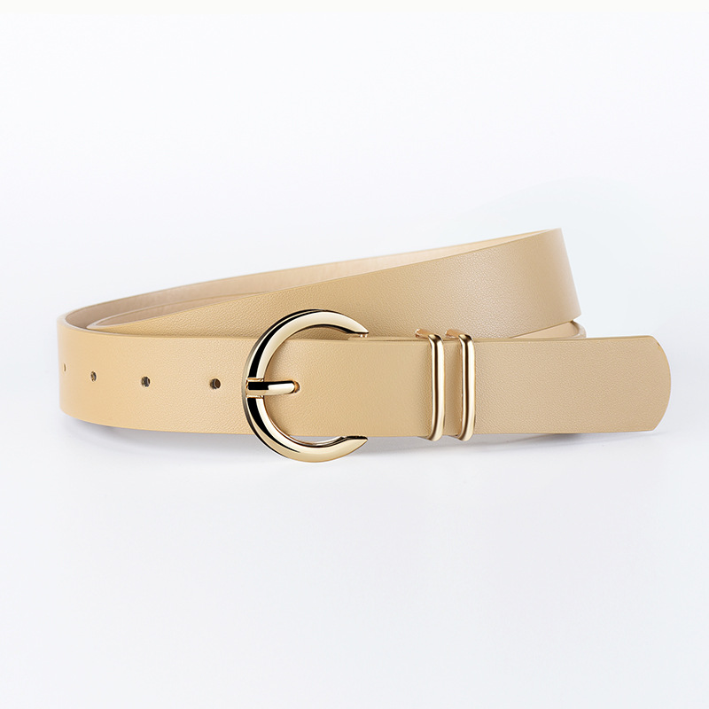 Gentle Faux Leather Decorative Jeans Belt