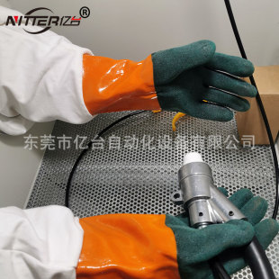 Sand blasting gloves sand blasting machine special original leather cloth synthetic gloves sand blasting machine accessories breathable comfortable wear-resistant