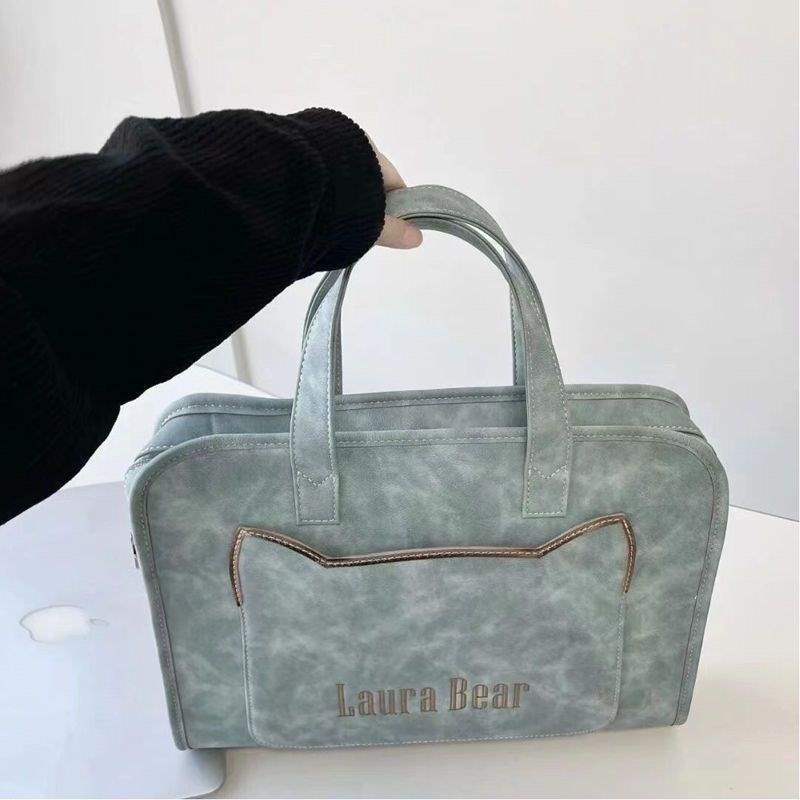 好看笔记本电脑包女好看适用华为14苹果华硕联想商务通单肩手提包