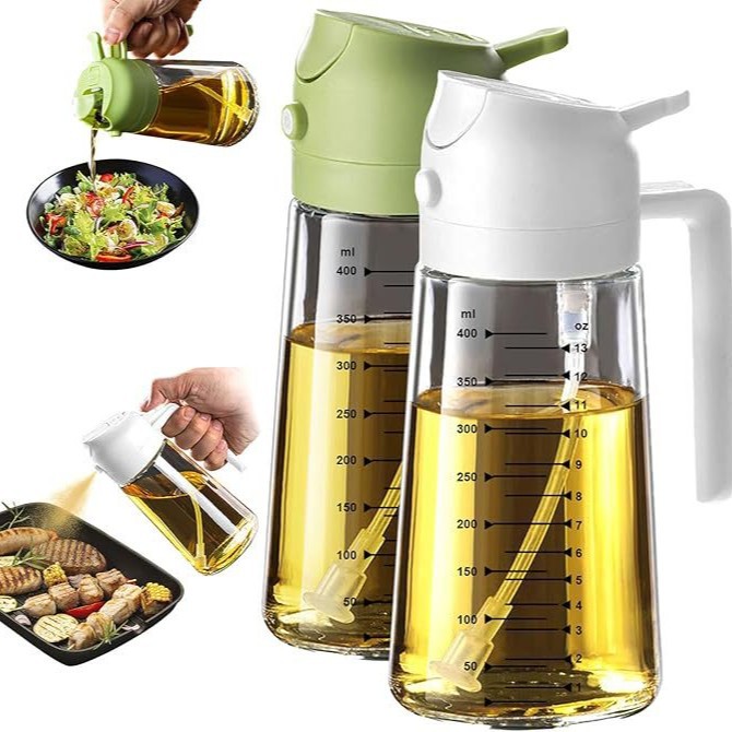 Botella de inyección de aceite de vidrio multifuncional de Amazon