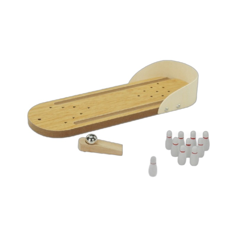 Madera mini bolos padres-hijos juegos de mesa interactivos juegos de mesa de juegos de mesa interiores al por mayor