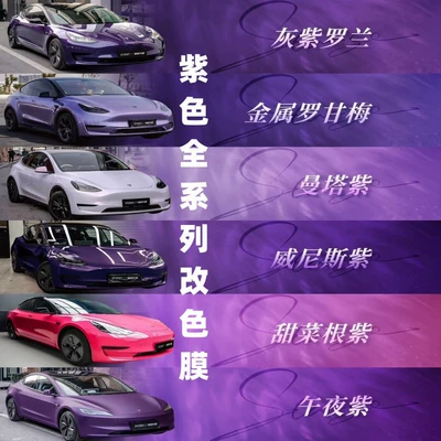 Capri Gray Purple Silver Fantasy Purple | Auto Color Change Film