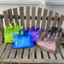透明袋子批發夏季塑料手提好看的服裝店用包裝購物打包手拎袋領券
