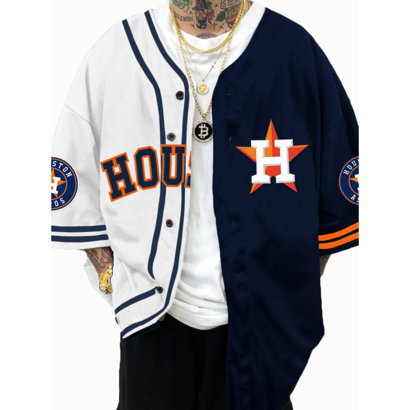 Nfl Baseball Uniform Youth Sportswear European and American V-Neck Short-Sleeved Jacket Amazon Hot-Selling Yankees Jacket 091