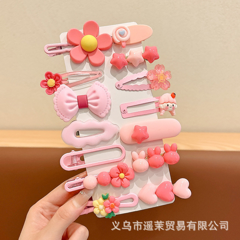 多巴胺儿童发夹女前额刘海夹鸭嘴夹头饰发卡碎发侧边卡子发饰夹子|undefined