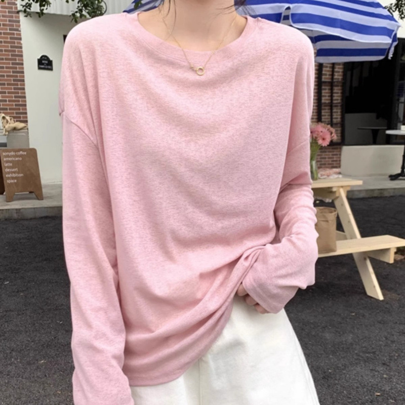 薄いアイスシルク日焼け止めブラウス夏の新しい UV 通気性長袖インターネット有名人 Tシャツ女性のためのルーズアウタートップ|undefined