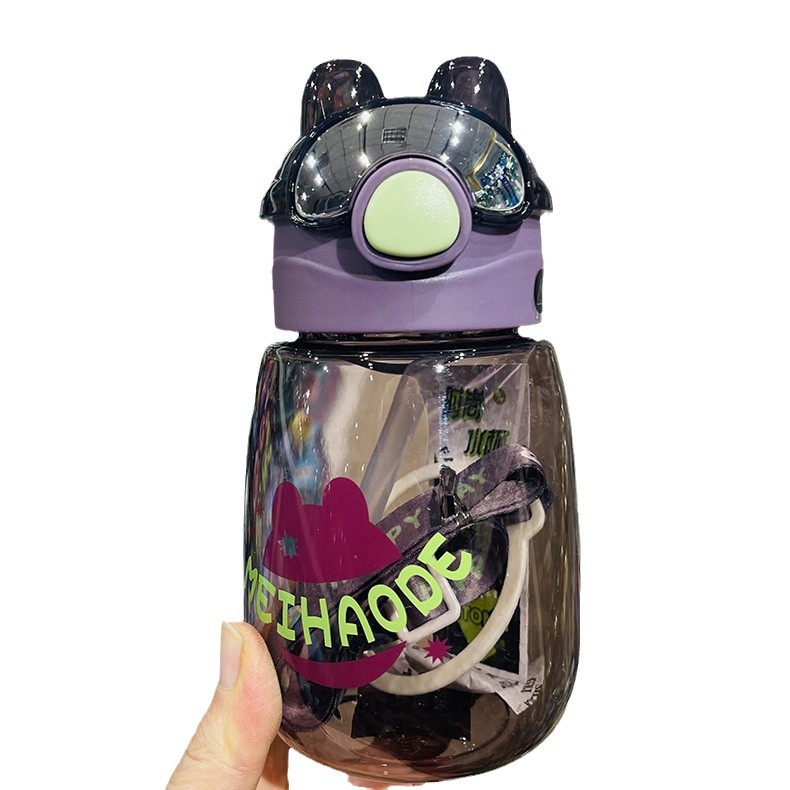 Futong Bears mini vasos de vidrio especial para estudiantes de jardín de infantes vasijas de plástico para estudiantes de escuela primaria vasos de agua mayoristas