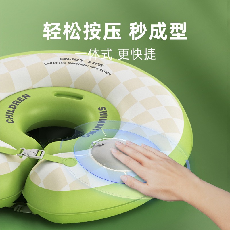 Anillo de natación para bebés Anillo de cuello Anillo flotante Anillo salvavidas trajes de baño para bebés Mangas de agua chaleco flotante equipo de natación