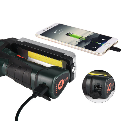 Multifunctional machine tool maintenance work light led strong light magnetic handheld car inspection light outdoor emergency camping light