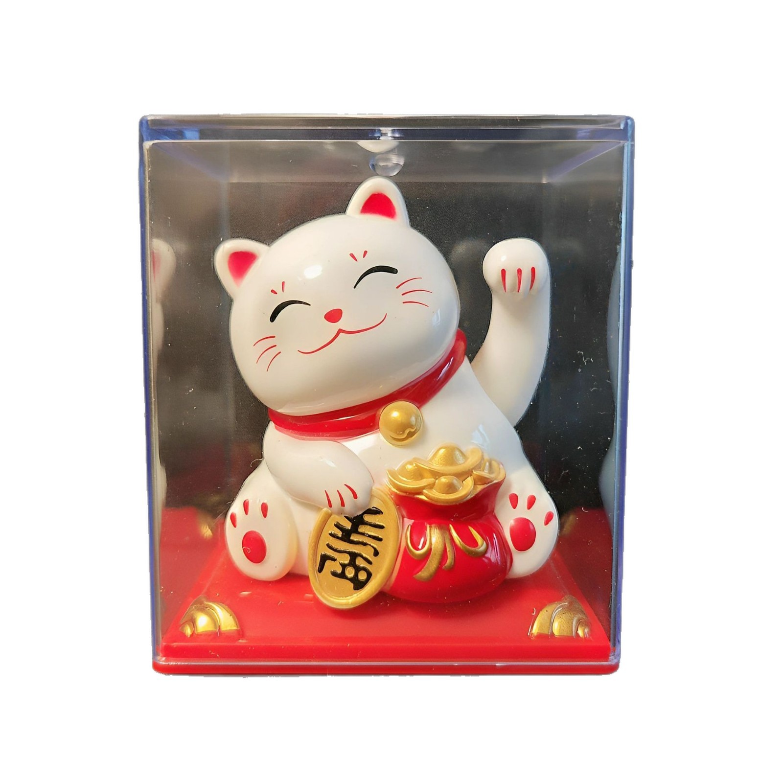 Checkout solar-powered, 2inch, for luck