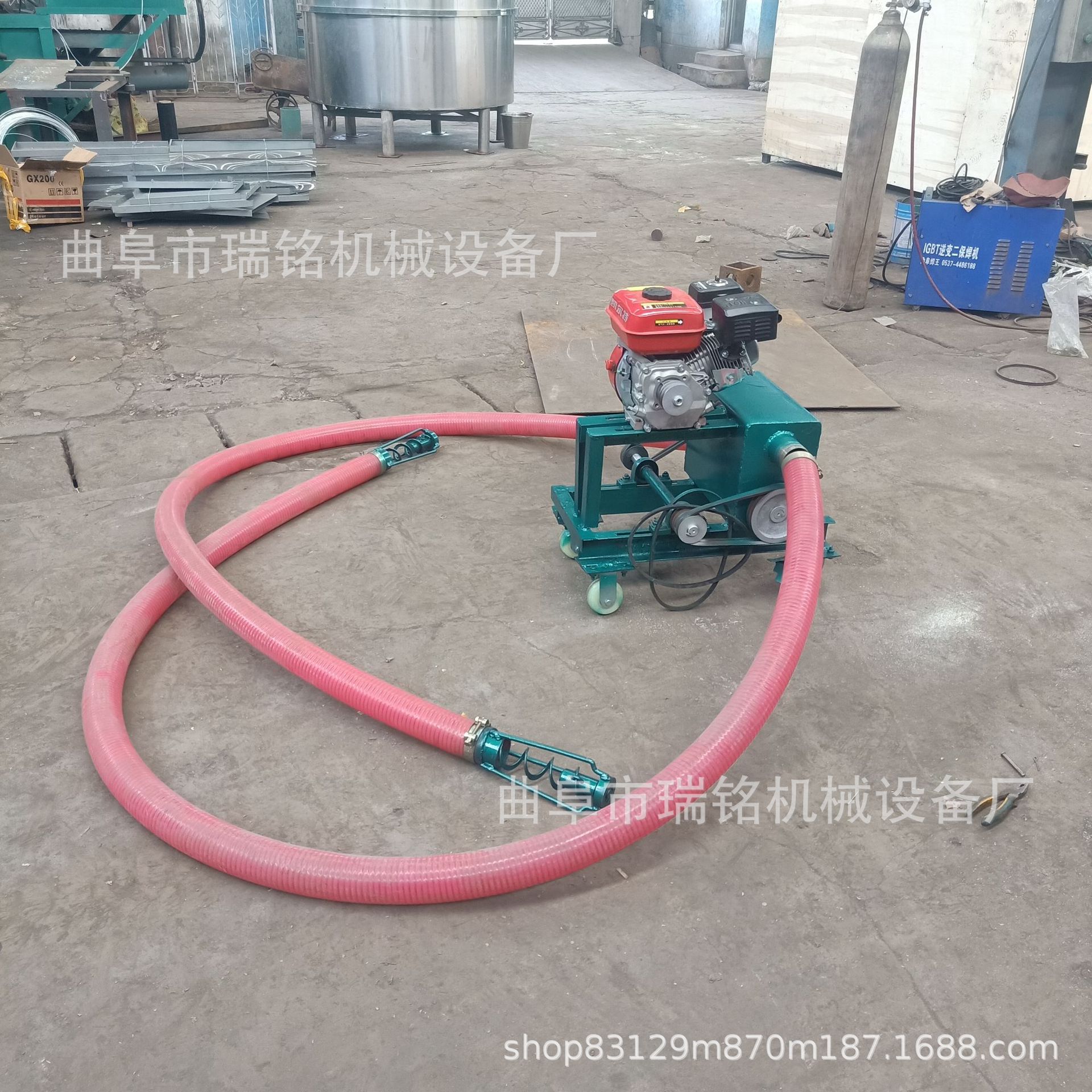 小麦玉米装车车载吸沙机 小型散装颗粒装车吸粮机 车载抽沙机