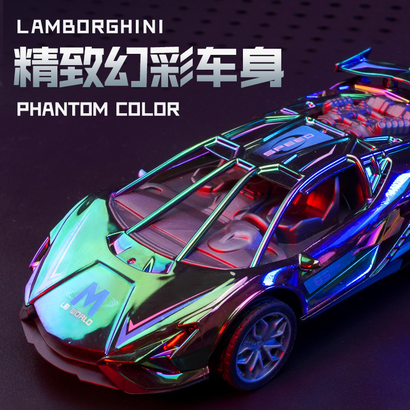 Nuevo coche de inercia acústica y óptica para niños juguetes modelo de coche deportivo de carreras juguetes acústicos y ópticos juguetes adornos juguetes al por mayor