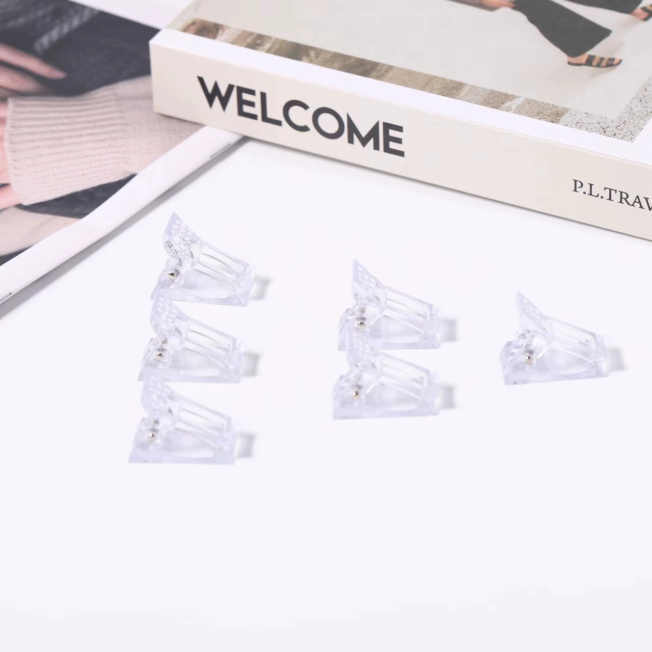 Трансграничный спот ногтей Хрустальный зажим для ногтей Фиксированный зажим для ногтей