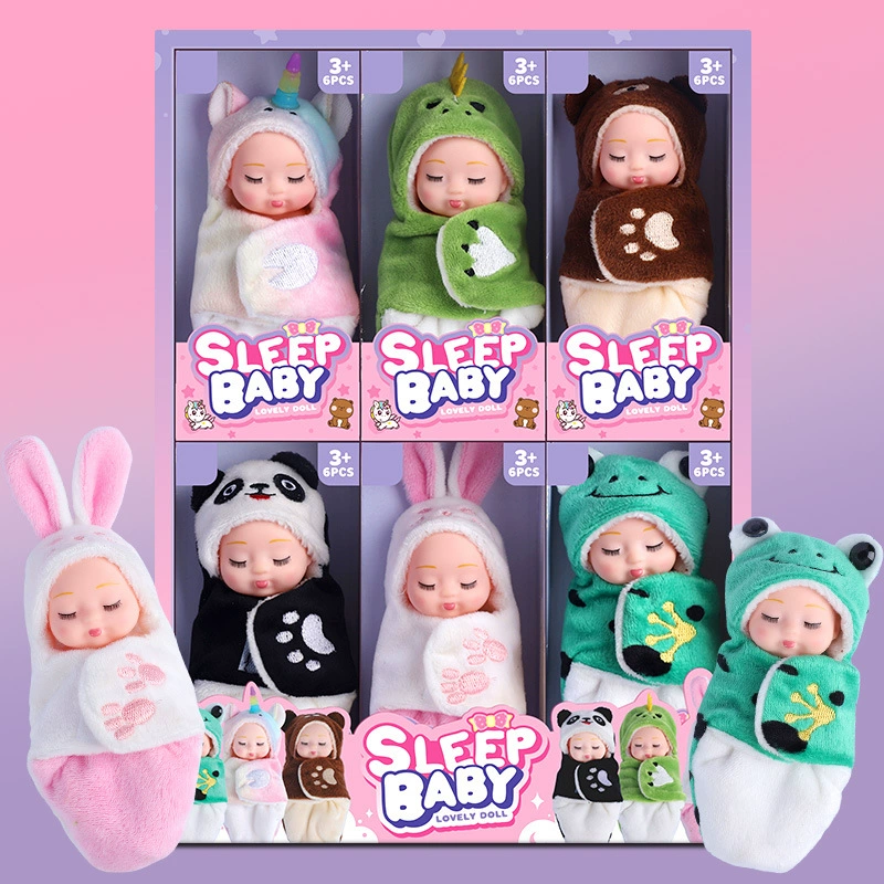 Трансграничное возрождение спальный мешок кукла Симулятор милый мини-спящая кукла девочка принцесса детская игрушка оптом