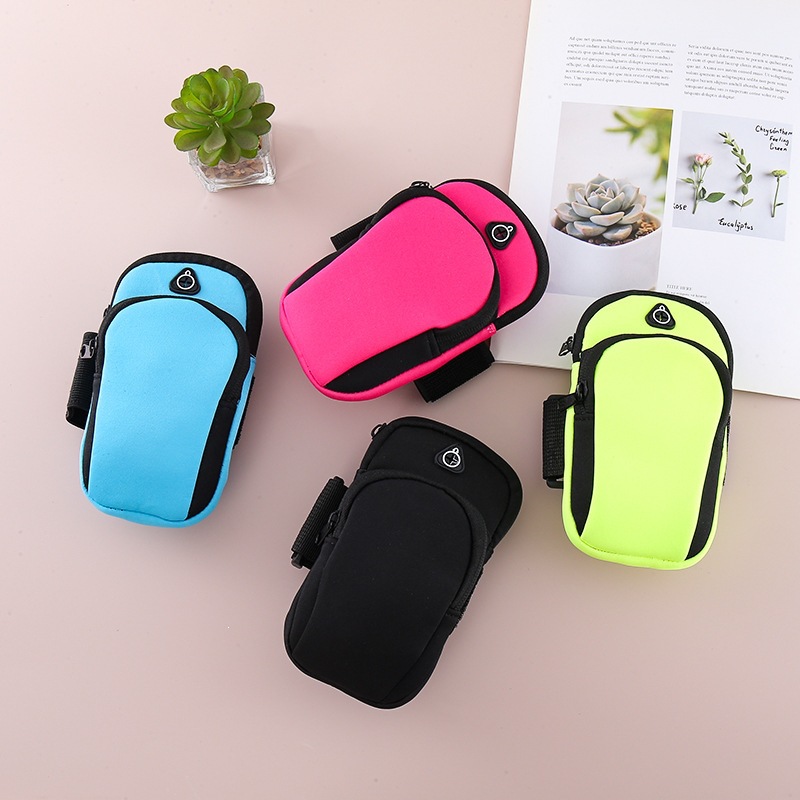 Summer running phone arm bag, lightweight fitness wrist bag, arm sleeve, multifunctional new waterproof running arm pouch