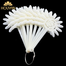 美甲太阳花型色卡美甲展示板 120片指甲油胶练习扇形新手彩绘色盘