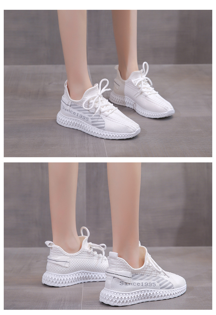 trend lace-up breathable hollow low top sneakers NSSC53507