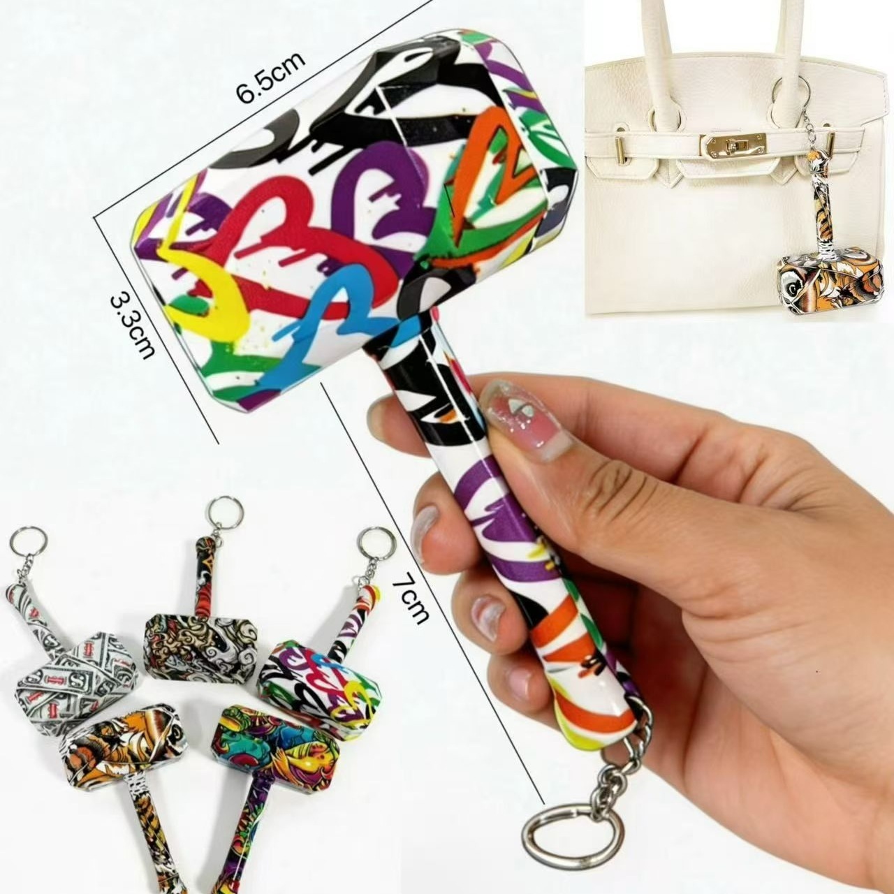 Bolsas de martillo de Thor, colgantes creativos, regalos, regalos, estandos, llaveros periféricos, al por mayor, 4 image 4