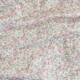 全棉仿棉麻数码印花面料厂家批发纯棉碎花布童装成人家居箱包府绸