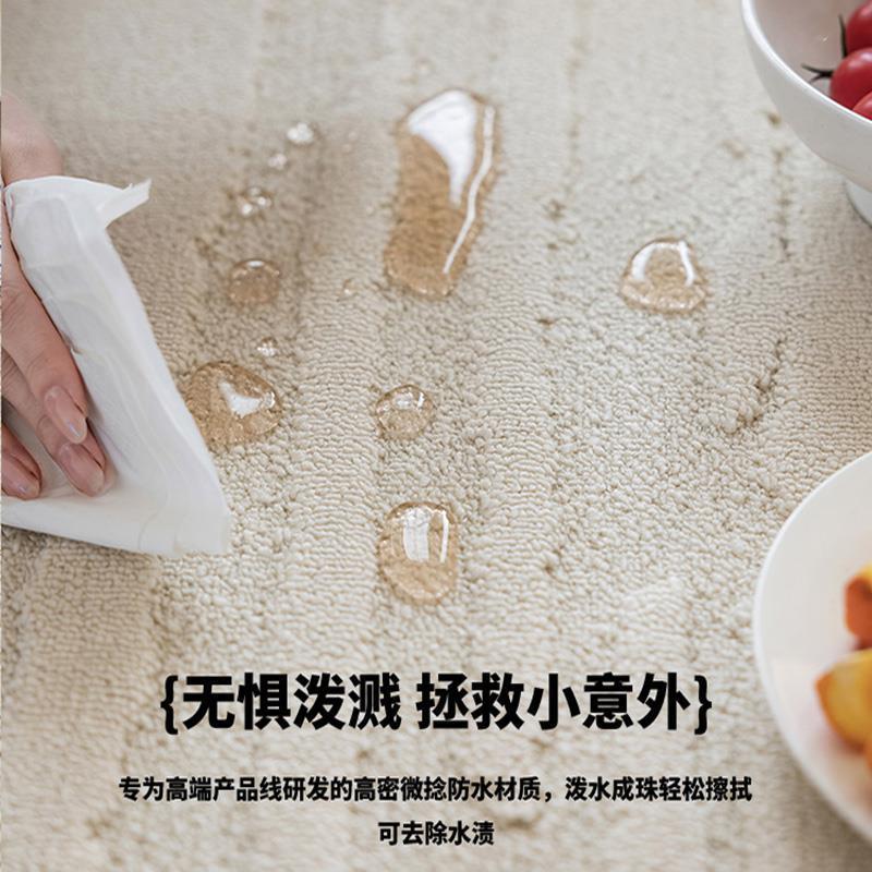 Alfombras de sala de estar 2024 nuevo sin pegamento antibacteriano filamento de diatomitas impermeable sin lavado limpiable alfombras de piso de lujo ligero de alto nivel