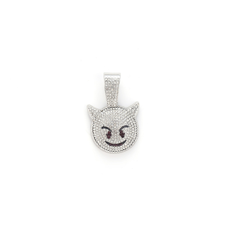 Cute Ghost with Female Crowd Design Hip Hop Style Devil Collar Sweet Cool Sweater Chain Necklace_voghion.com