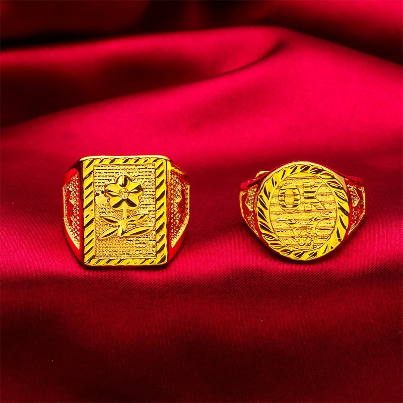 Bijoux unisexes Bague en or tendance Bijoux ouverture bague OK_voghion.com