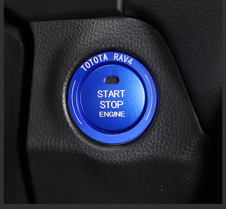 Suitable for Toyota RAV4 RongFang Weilanda Tacoma Crown Asian Dragon One Button Start Decorative Ring Ignition Ring