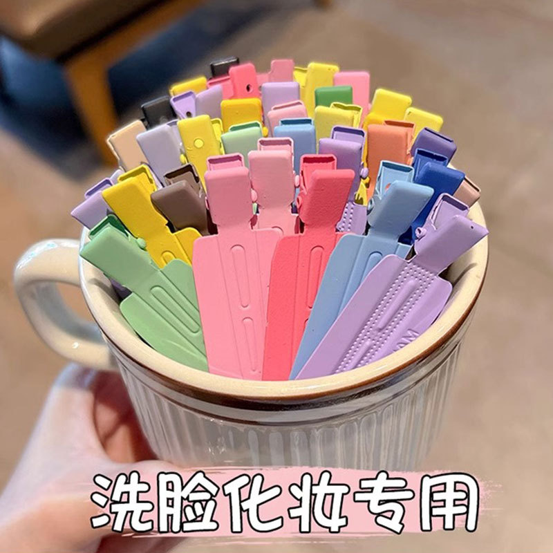 Pin de cabello para mujeres 2025 nuevo pin de cabello lateral frontal frontal frisa pin de cabello sin marcas de maquillaje pin de cabello pin de boca de pato adornamiento