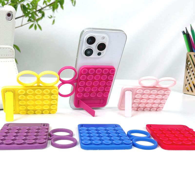 New Silicone Suction Cup Strongly Adheres to the Mobile Phone Holder, Strong and Stable, Compact and Portable Anti-Slip Mat 16 Mobile Phone Holders