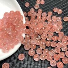 冰底西瓜晶莲花珠散珠批发 diy玉石饰品配饰 玉石项链手链配珠