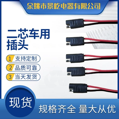 Two-Core Car Plug Power Cord Connection Cable Plug Car Plug Car Air Pump Car Charging Plug Factory (Siqaret yandırıcısı)