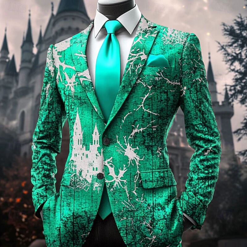 Suit Jacket Casual Top Direct from Factory Cross-Border Hot Sale 3D Digital Print Two-Button Party Wear Suit Jacket Casual Top Direct from Factory Cross-Border Hot Sale 3D Digital Print Two-Button Party Wear