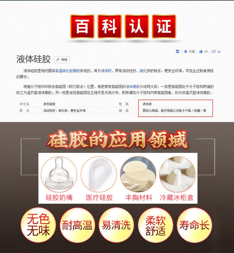 Jiuai Silicone Realistic Dildo for Women, Soft Liquid Silicone, Small or Large — detail image 9