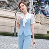 2021 Summer wear new pattern Occupation suit fashion Little By age Show thin Western style Pencil Pants Two piece set