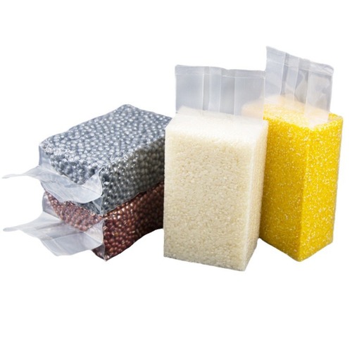 Hualiang manufacturer nylon rice brick bag vacuum packaging bag thickened rice bag grain bag accordion bag