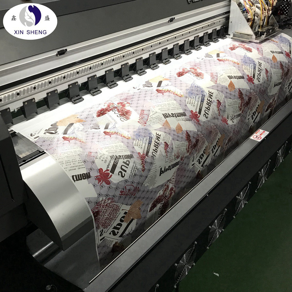 Shaoxing Keqiao Digital printing Transfer Partially Prepared Products Fiber Fabric advertisement printing Hot cloth Sublimation Transfers