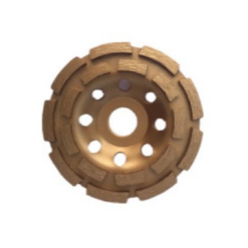 金刚石双排磨轮115水泥石材混凝土地坪磨盘打磨专用角磨机