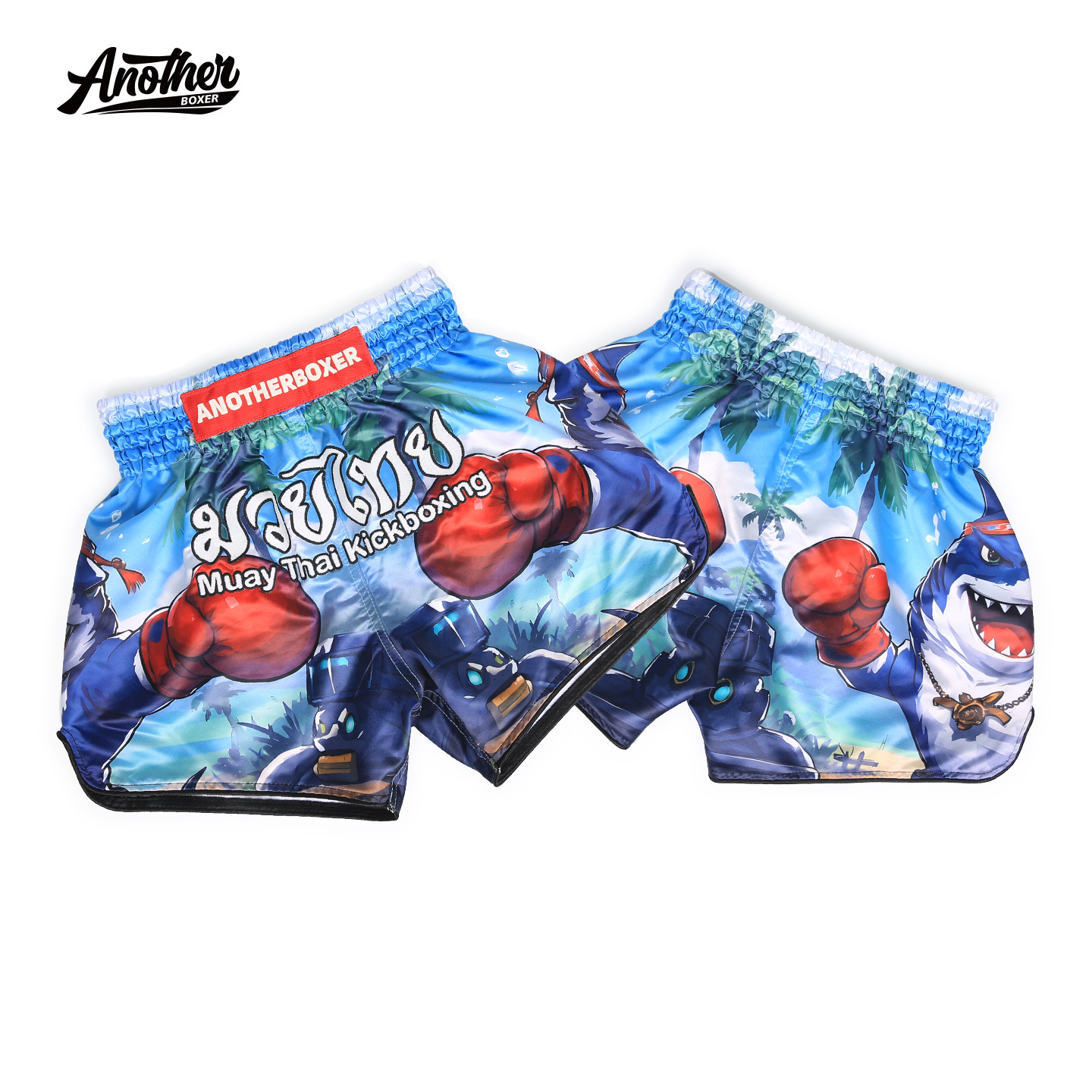 ANOTHERBOXER children's boxing set, professional competition gear, kids' training shorts, Muay Thai shorts, MMA shorts