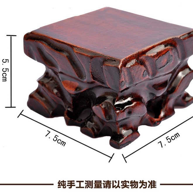 단단한 나무 사각 단일 높은 베이스