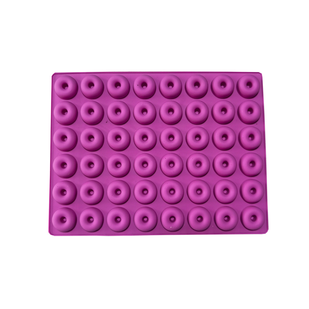 Silicona 48 con donas 160 Pastel horneado de chocolate Galletas Muffins Molde de pastel Postre Herramientas de cocina