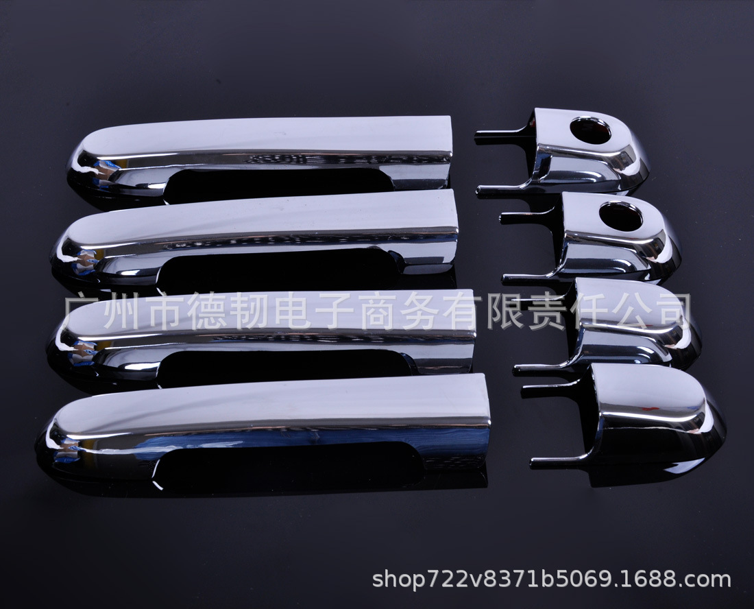 For Hyundai Accent 2007-2011 chrome handle sticker car door handle decorative door handle