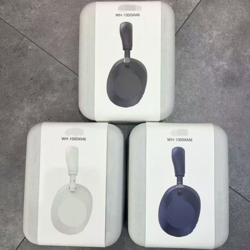 New Cross-Border Head-Mounted Bluetooth Headphones Wh-1000Xm6 Active Noise Reduction Anc Paper Pulp Box Headphones and Earphones