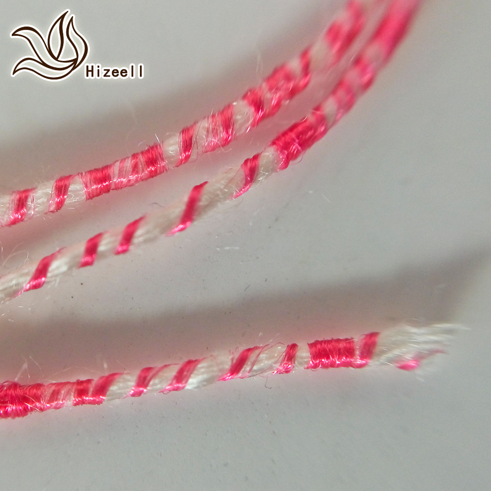 花式特种纱线2.7支4.5支5.8支包覆包缠带子纱80%晴纶20%尼龙 色纱