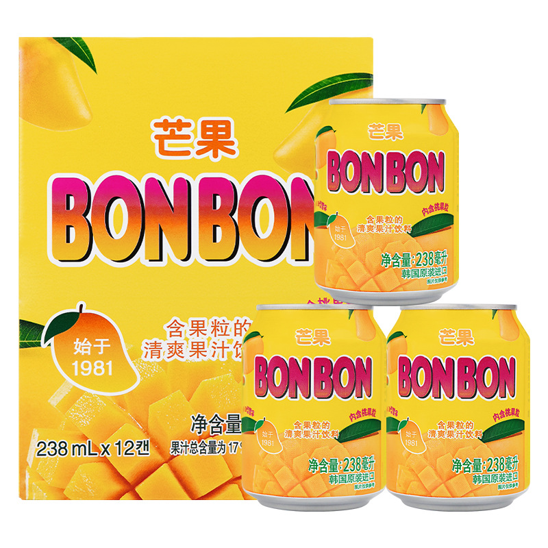 Mango flavor 238ml*12 cans